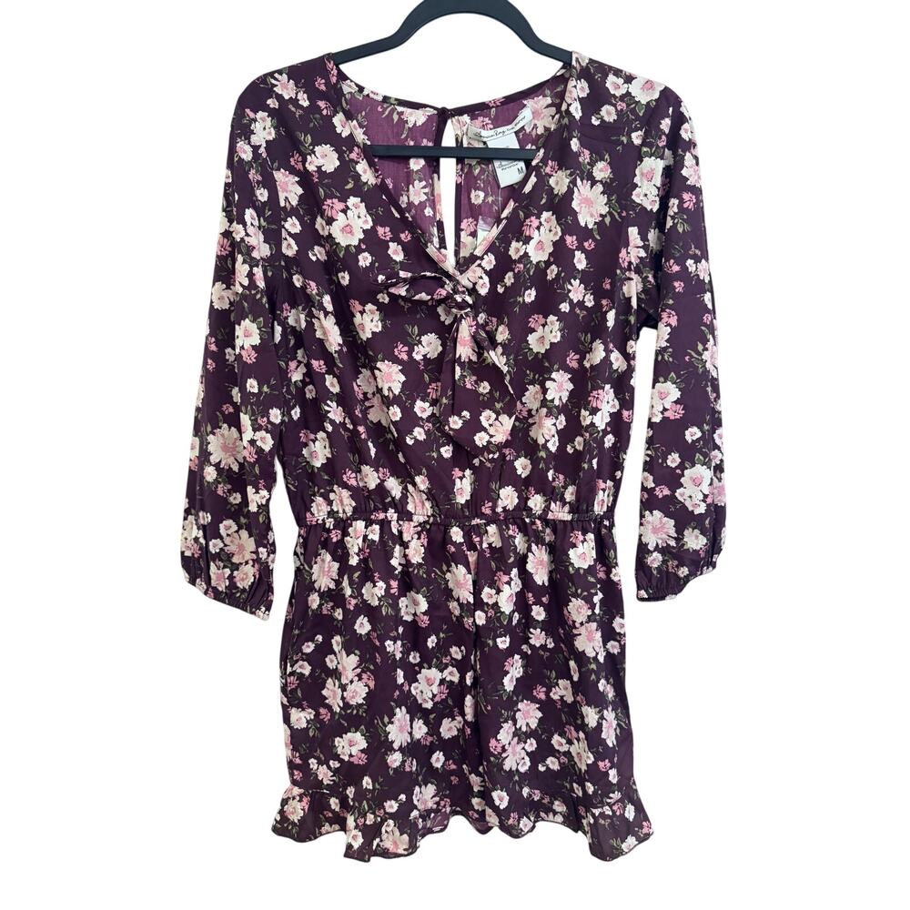 NWT AMERICAN RAG Floral Romper M (1367)